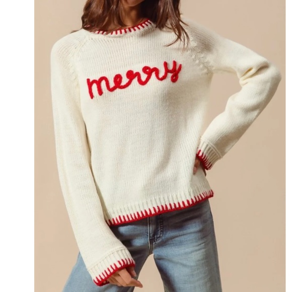 So Me “ Merry 2 “ So Me Merry Christmas Sweater 57A - Picture 1 of 6